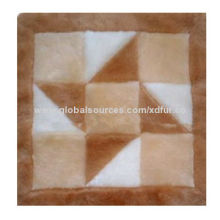 Patch Work Sheep Skin Sofa Pad