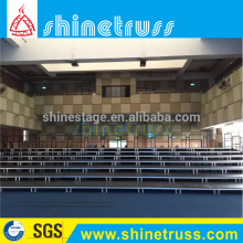 portable bleacher chairs stadium seating wood auditorium seat