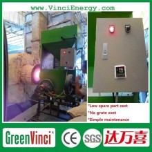 Can burn a variety of fuel energy conservation biomass gasifier