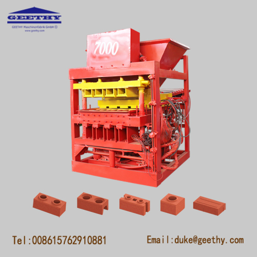 Good Product Eco Master 7000 Plus Interlocking Block Machine in India