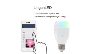 LINGAN Supports ZigBee HA agreement 16 million colors bulb ZigBee SmartRoom bulb