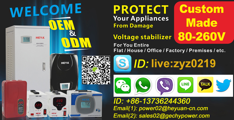 Home 12KVA 10000W Electronic LCD LED AC Automatic Voltage Regulator Stabilizers Stabilizator 220V
