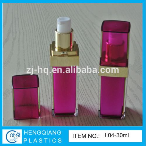 Skincare Cream Use Square Cosmetic Bottle