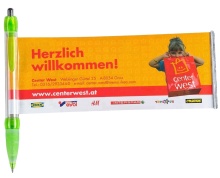 Eco-Friendly CH6120 Retractable Banner Ballpen - Customizable Promotional Pen with Logo