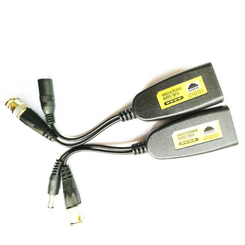 Video power cable balun for ip camera