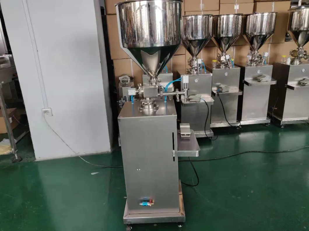 Pneumatic Liquid Cream Filling Machine