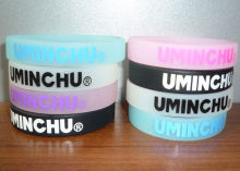 Glitter Silicone Custom Rubber Wrist Bands Bracelet , Personalized Silicone Wristbands