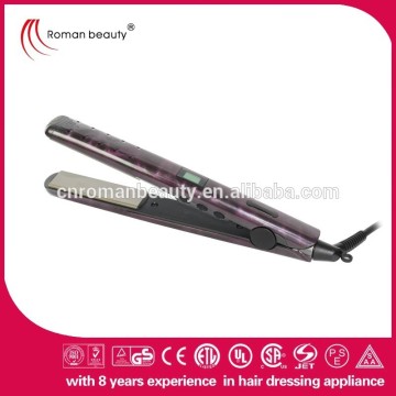 Professional steam hair flat iron