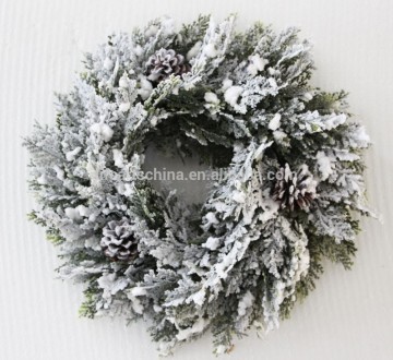 christmas wreath, 25cm snow wreath, pinecone wreath, artificial wreath, christmas decor