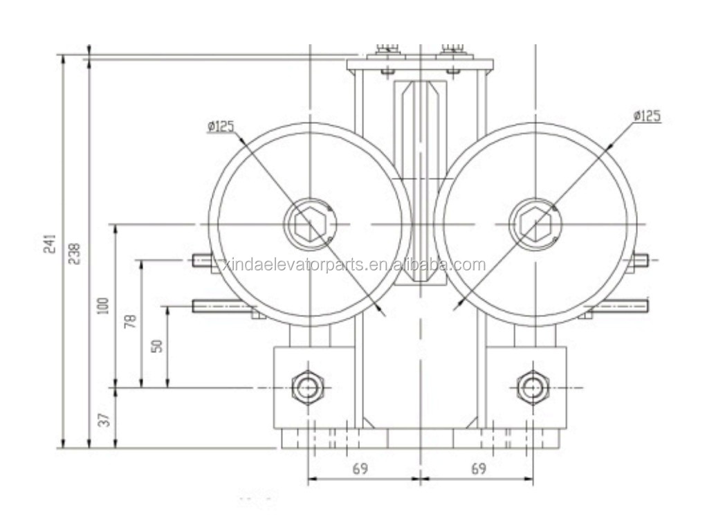 Adjustable Roller Guide Shoes Elevator Component