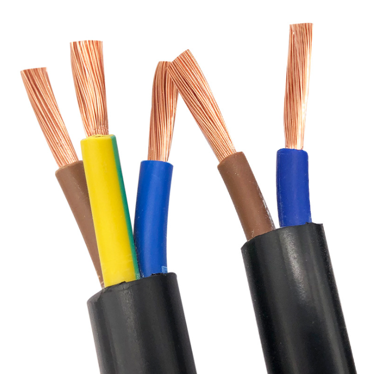 China Factory Supply Copper Wire PVC Flexible 5 Core Electrical Cable