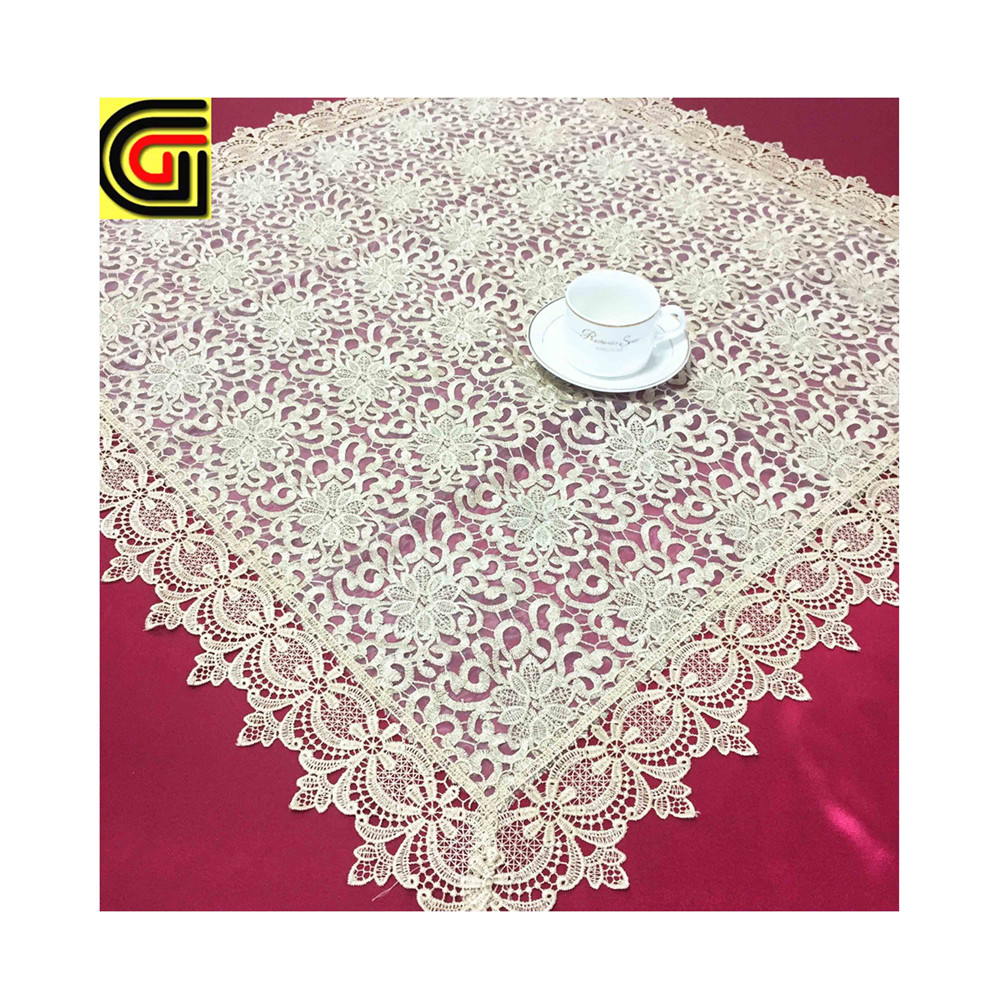 toalhas de mesa wholesale white lace fancy wedding table cloths