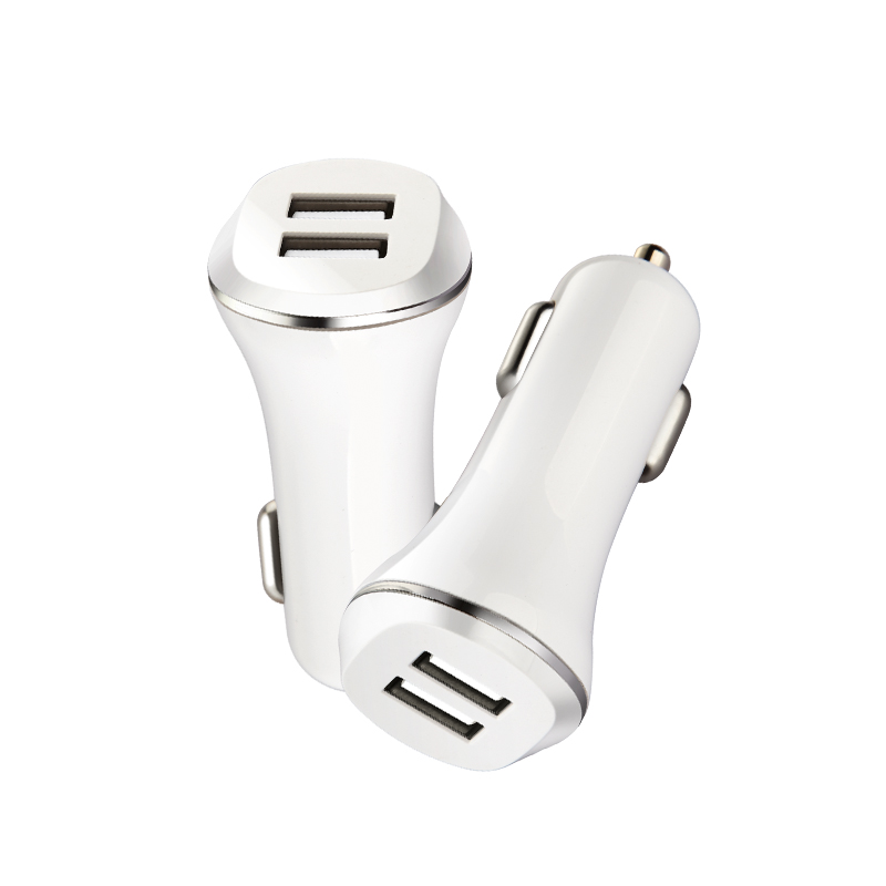 Custom Imprinted Dual Car Charger Customized Color