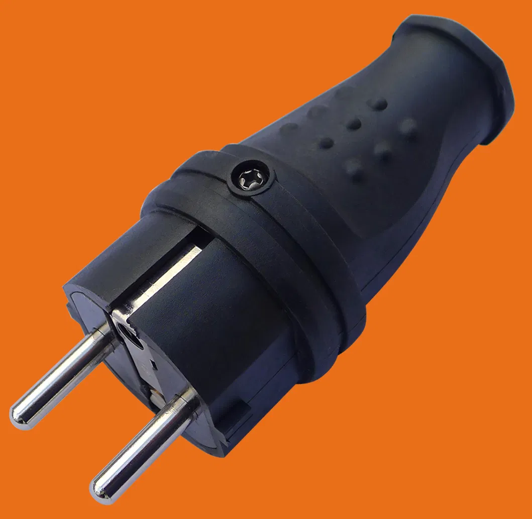 German Standard French European Standard Waterproof Extension Wiring Plug