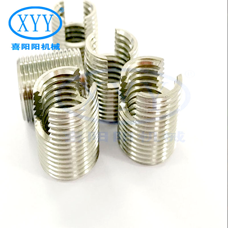 Brass insert nut stainless steel 304slot self tapping threaded insert