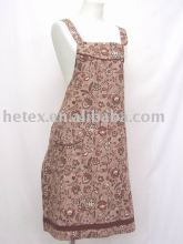 100%cotton printed disposable women's apron