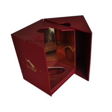 Environmental friendly paperboard wine box