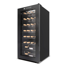 High Grade Wine Cooler: Commercial Household Glass Door Beverage Refrigerator