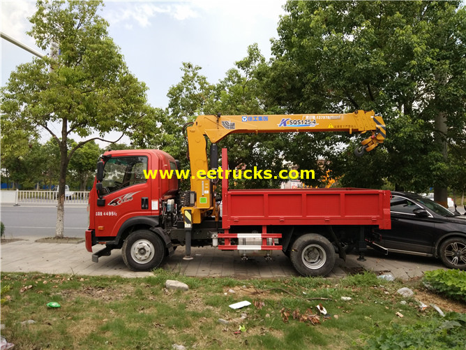 5ton Three arms XCMG Truck Cranes