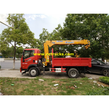 5ton Three arms XCMG شاحنة رافعات