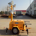 Full halogen lamp mobile light tower construction lighting light tower, full range lighting headlight price