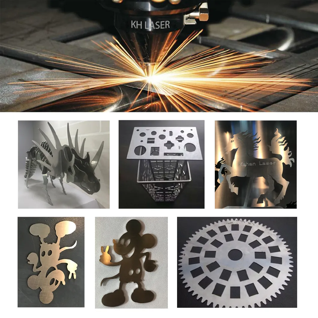 Kahan 1000W CNC Fiber Laser Cutting Machine Stainless Steel with Single Table CNC Metal Cut