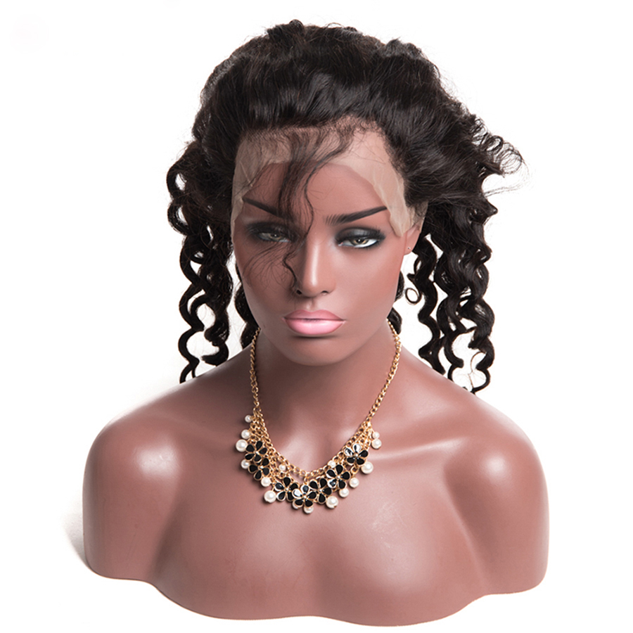 Xuchang Fuxin Human Hair 13x6 34 Inch Curly Top Quality Lace Frontal Wigs Deals Vendor Brazilian Water Wave Full Lace Wigs
