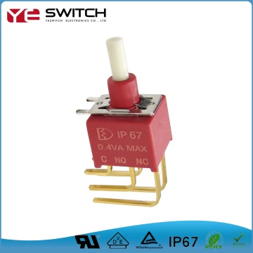 IP67 Switch de alternância de sub-miniatura selada