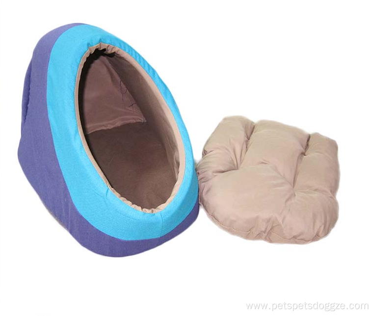 Eco-friendly Canvas Pet Cat Bed Cushion Luxury Beds