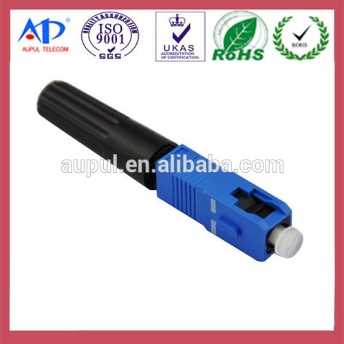 Fusion Splice Type Field Assembly Optical Fibre Connector / SC / APC Fast Connector