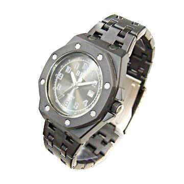 Plastic Analog Quartz Watches with Transparent Dial Frame and 3 ATM Water Resistance