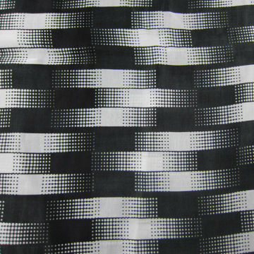 China Silk in Black White,Silk Cotton Duchess Silk Fabric