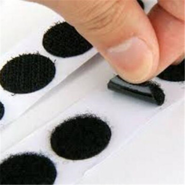 Removable Velcro hook and loop Round Stickers