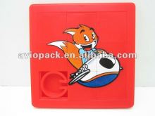 plastic puzzle card