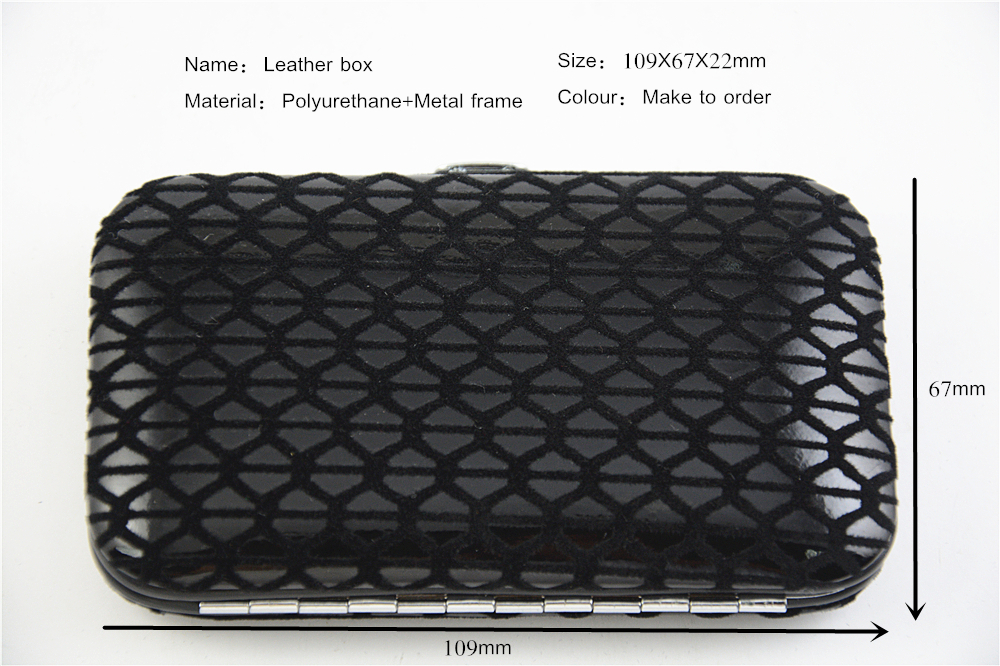 Funda de cuero negro Leather Case Black