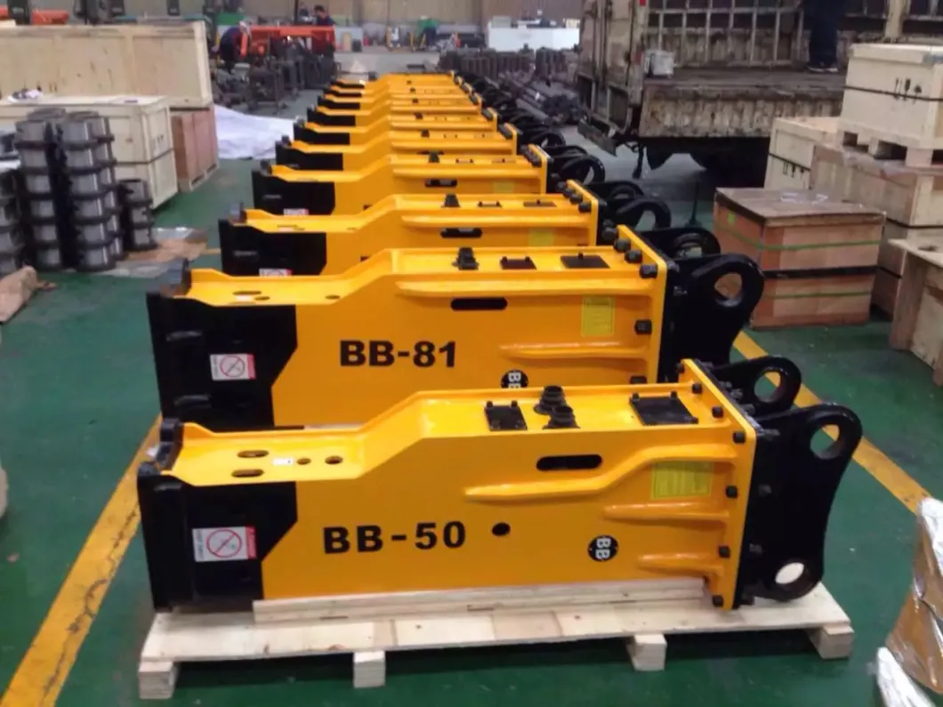 Soosan Hydraulic Rock Breakertop/Box-Silenced/Side Type for Excavator