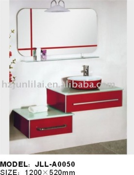 classical design bathroom vanity cabinet with basin