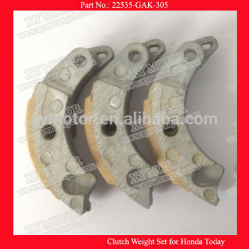 Original Scooter Today Clutch Shoe Set OE No. 22535-GAK-305 Motorcycle Clutch Weight Set