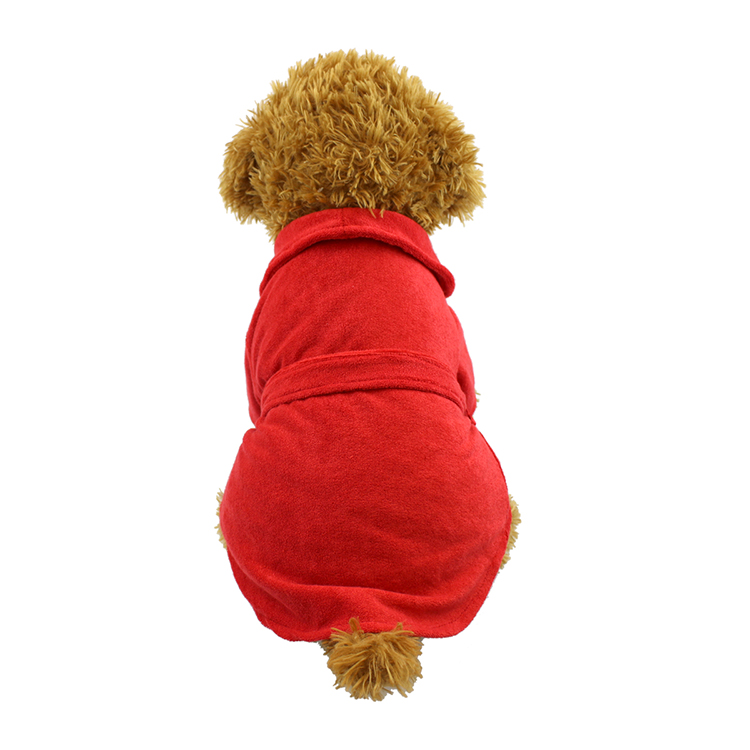 Модная мягкая впитывающая хлопковая толстовка с капюшоном для отдыха, пижама с бульдогом и собакой, халат для домашних животных