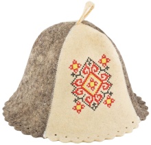 Protective Russian 100 % Wool Felt Sauna Hats