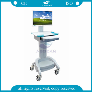 AG-WT002A Electric lift ABS material Medical Workstation medical trolley