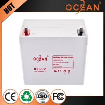 First class quality decorative 12V 55ah high quality 12v battery