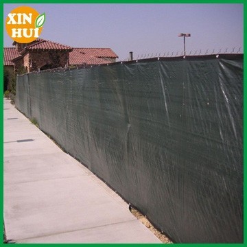 green fireproof outdoor mesh fence fabric