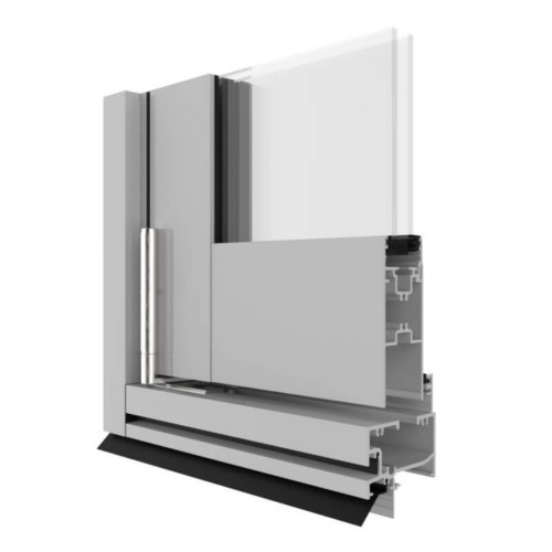 Sala de sol y puerta plegable de aluminio interior
