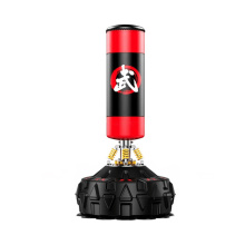 Custom Logo Man Artificial Leather Free Standing Heavy Boxing Bag Stand