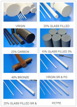 Virgin Ptfe Rod/Extruded/Molded
