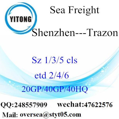 Shenzhen Port Zeevracht Verzending naar Trazon