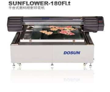 High Precision Flatbed Digital Textile Printing Equipment 1800 Mm × 1500 / 2000mm