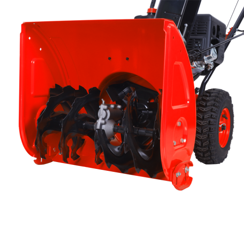 163cc Snow Blower βενζίνη ισχύος χεριών ώθησης δρόμου Sweeper Sweeper