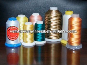 polyester/viscose/cotton embroidery thread